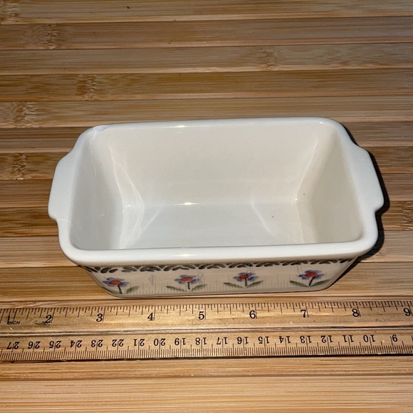 Polish Pottery Mini Loaf Pan New - Picture 3 of 6